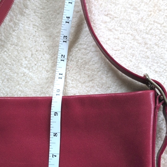 TODAY ONLY! Coach 9186 Legacy Soho Bucket Purse in Red, EUC - Picture 11 of 16